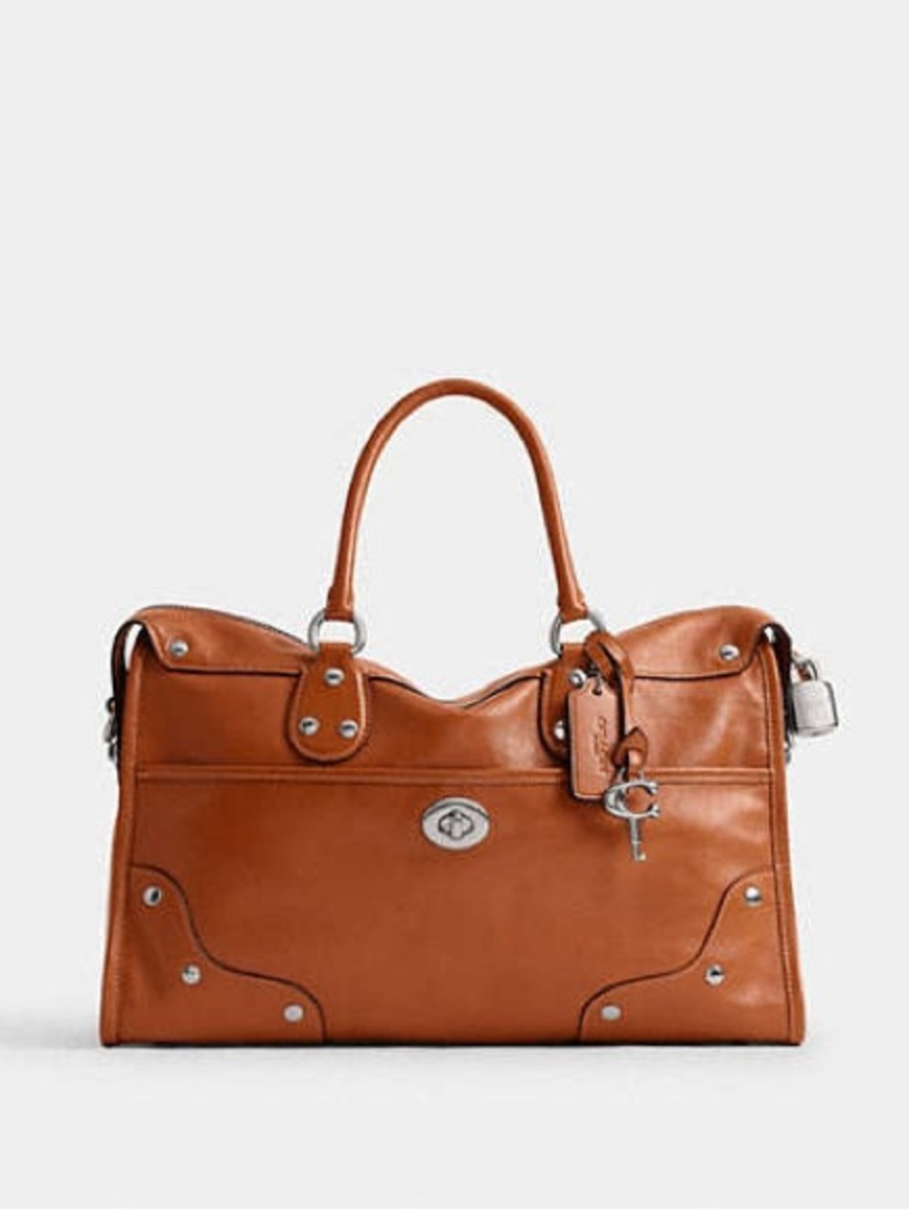 Rhyder Satchel Bag 38 AMBER BROWN